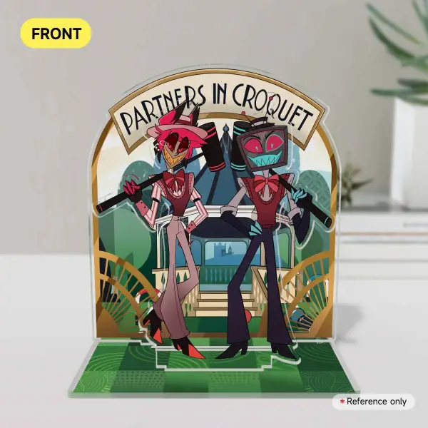 Radiostatic Hazbin Hotel Partners in Croquet Double Insert Acrylic Standees