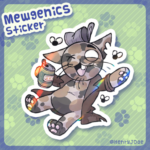 Trampy Sticker