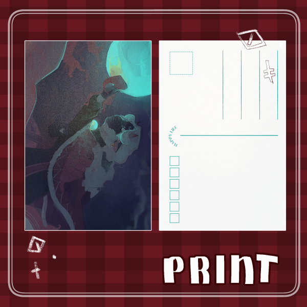 Cult of the Lamb Postcard/Print - Winter's calling