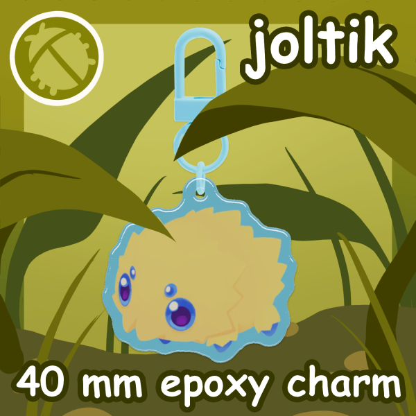 Joltik 40mm Epoxy Keychain
