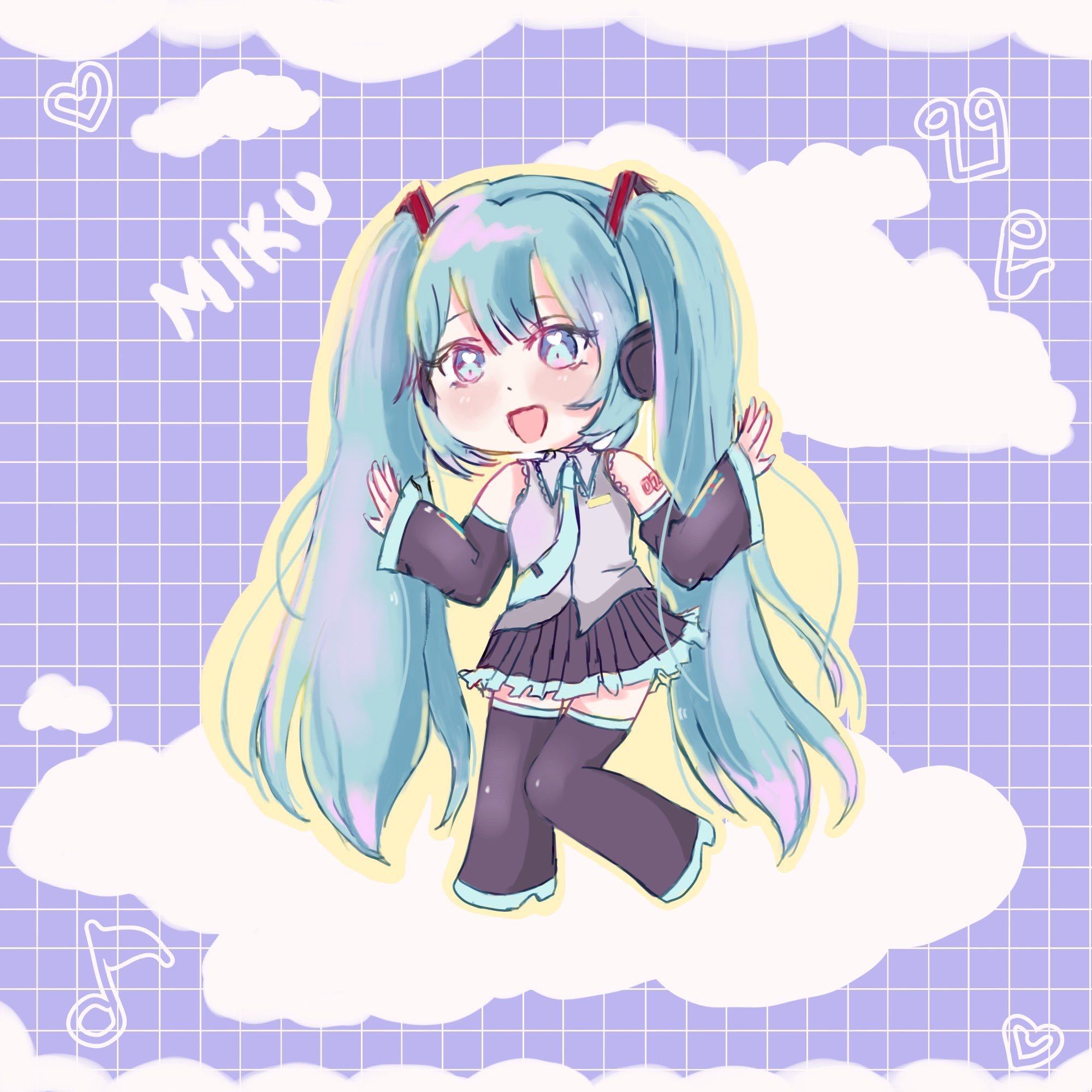 ♡︎ Miku Holographic Sticker ♡︎
