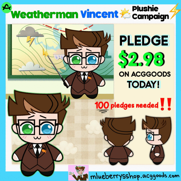 Weatherman Vincent Plushie