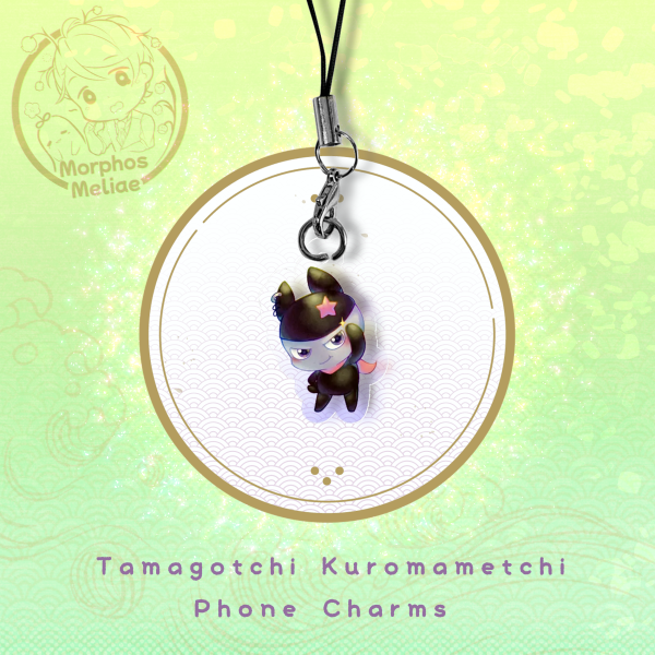 Tamagotchi Kuromametchi Phone Charms