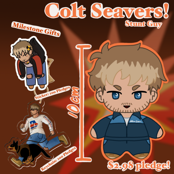Colt Seavers! Stunt Guy Plush