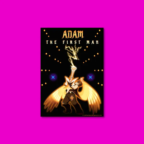 Hazbin Hotel: ROCK N' ROLL Adam 'HEAVENSTRUCK' 2026 (11.6" x 8.2" poster)