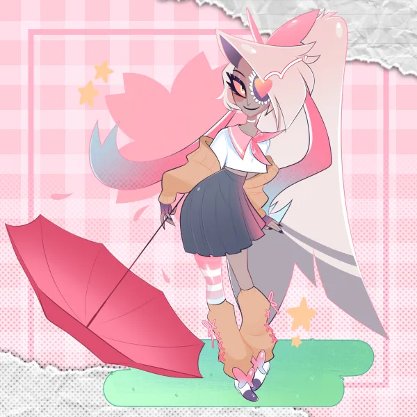 Uniformed Vaggi | Hazbin Hotel | Acrylic Standee