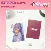 Nyobsidian Casual Photocard