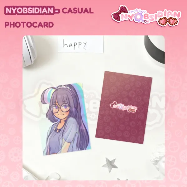 Nyobsidian Casual Photocard