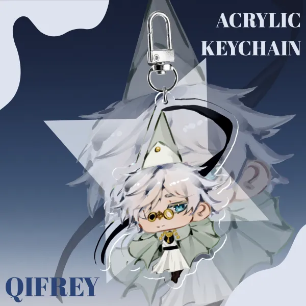 Chibi Qifrey Acrylic Keychain • Witch Hat Atelier