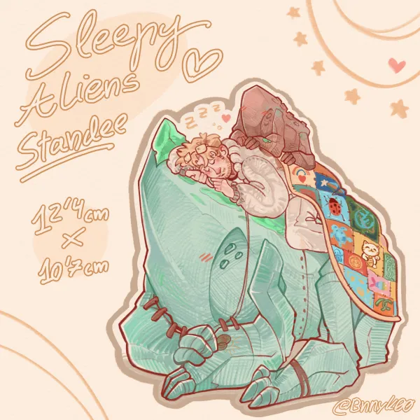 Sleepy Grace Rocky Adrian Aliens Standee