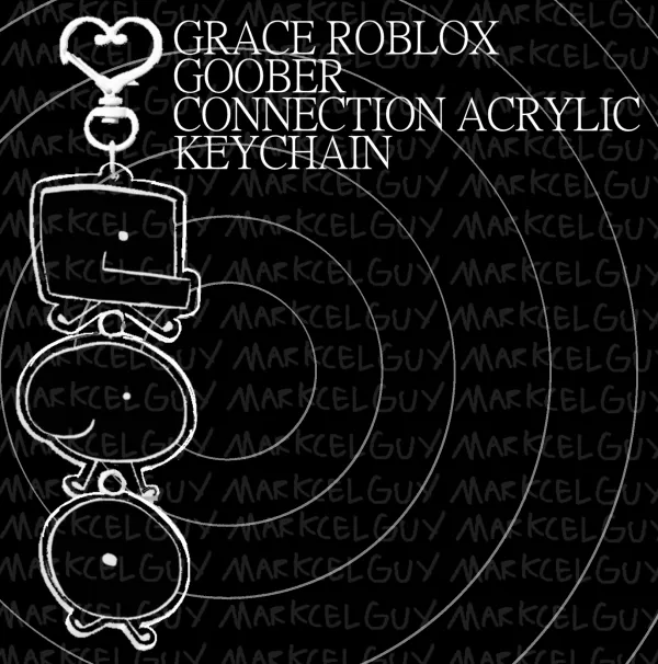 Goober Connection Grace Roblox Acrylic Keychain