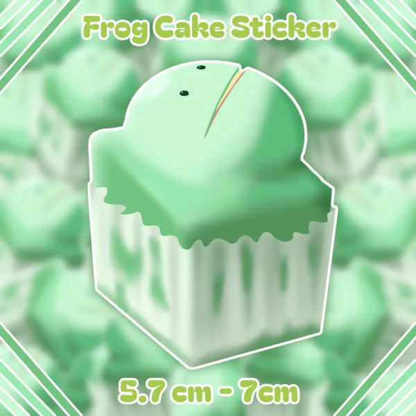 Frog Cake - Stickers