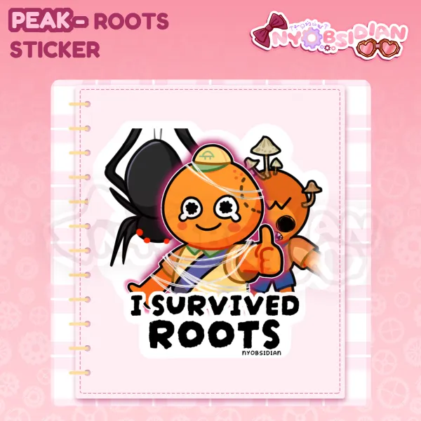 PEAK - I Survived Roots Sticker