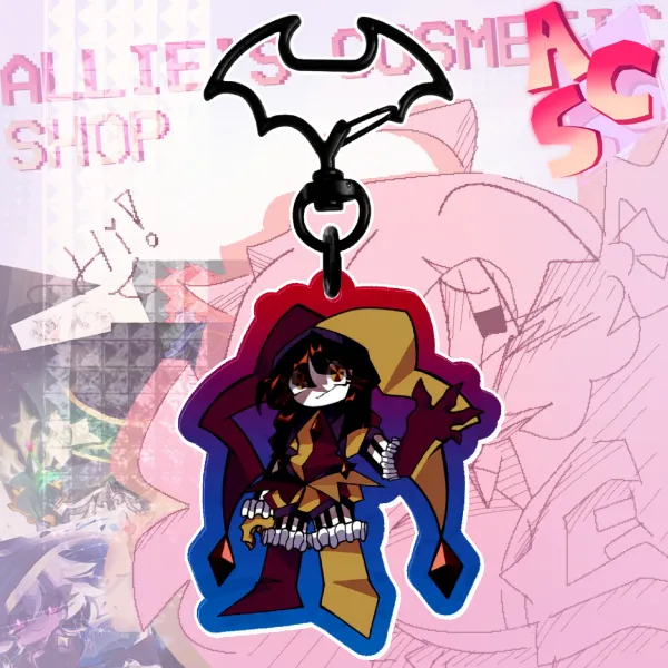 [Halloween] TADC Evil pomni Colored Edge Acrylic Keychain٭✧