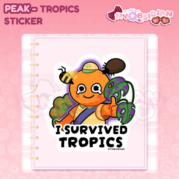 PEAK - I Survived Tropics Sticker