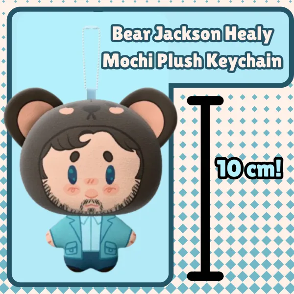Bear Jackson Healy Mochi Doll Plush Keychain
