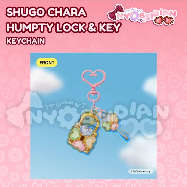 [SHUGO CHARA] Humpty Lock & Key Keychain