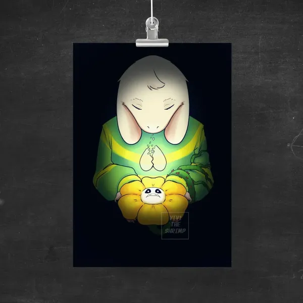 Asriel A5 print