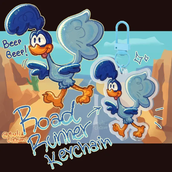 Roadrunner Looney Toons - Keychain