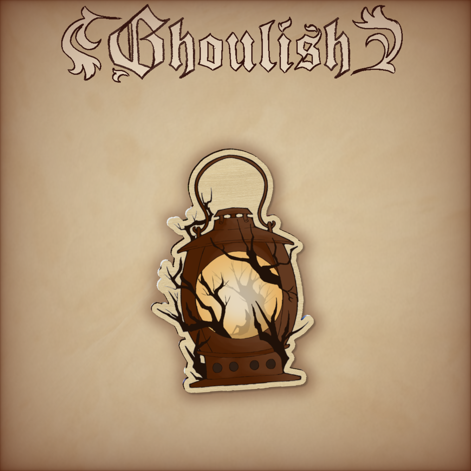 The Woodman’s Lantern Wooden Pin