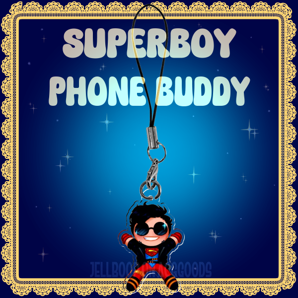 Superboy Phone Charm