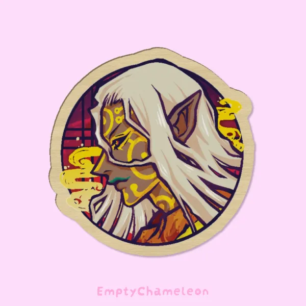 Kusuriuri ALT Wood Pin
