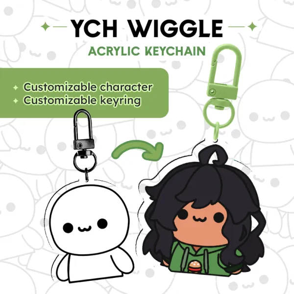 YCH Wiggle - Acrylic Keychain