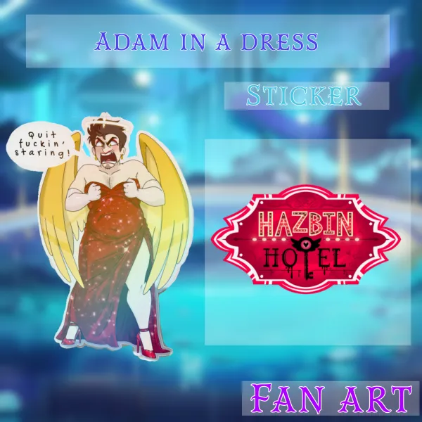 Adam Dress Sticker