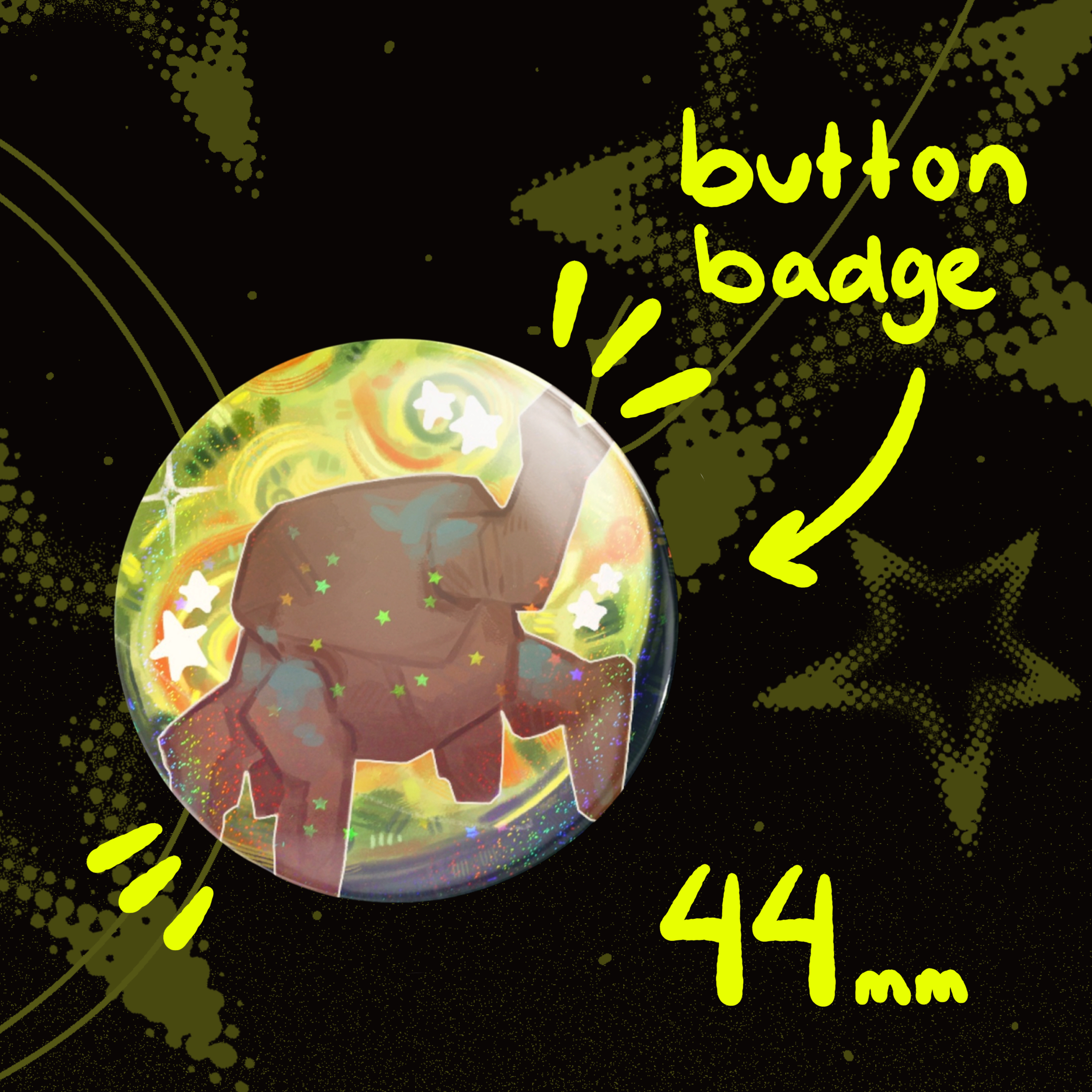 save erid - Round Badges (Button Pins)