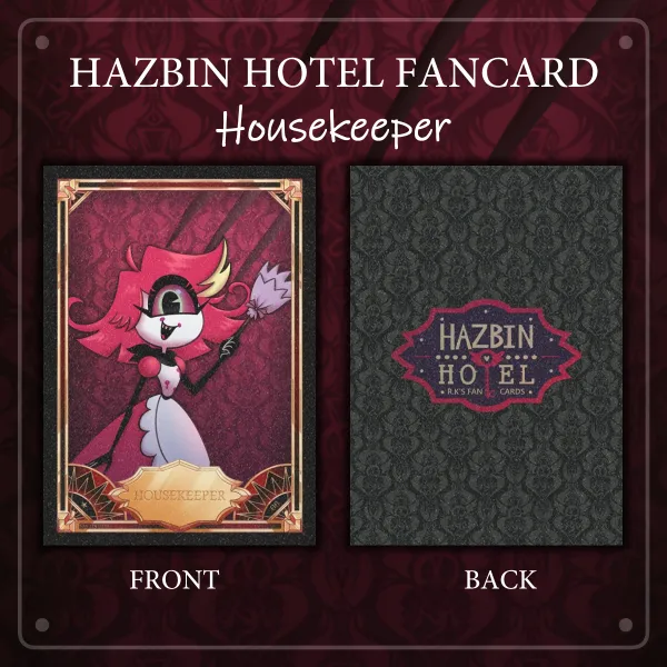 Hazbin Hotel Fancard - Housekeeper