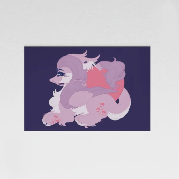 Shi Mao “Purple Love”. Postcards