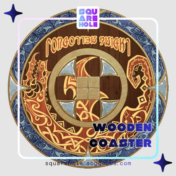 Ishgardian Wooden Coaster