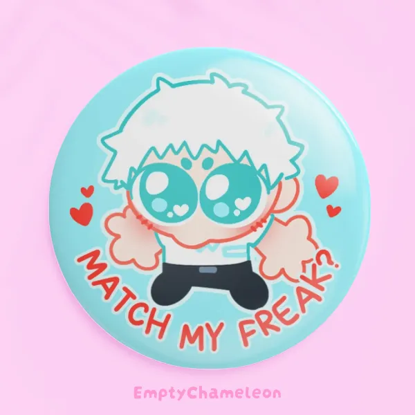 Match my Freak Hikaru Button Badge