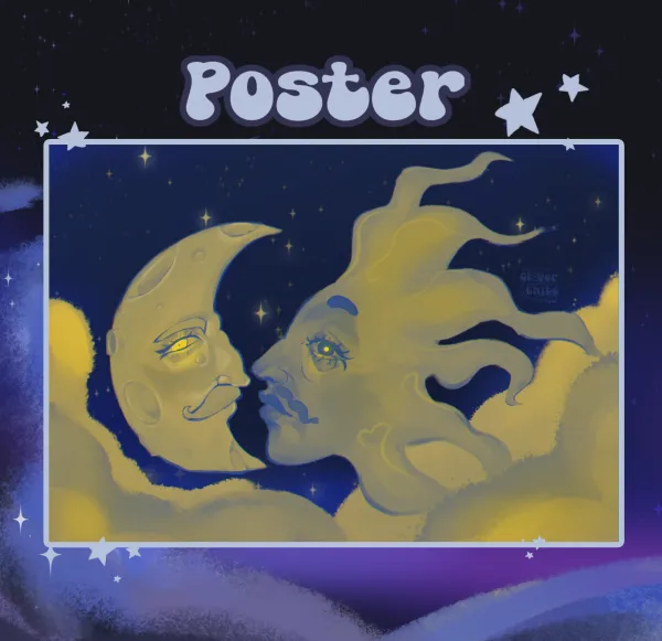 Sun and Moon Poster
