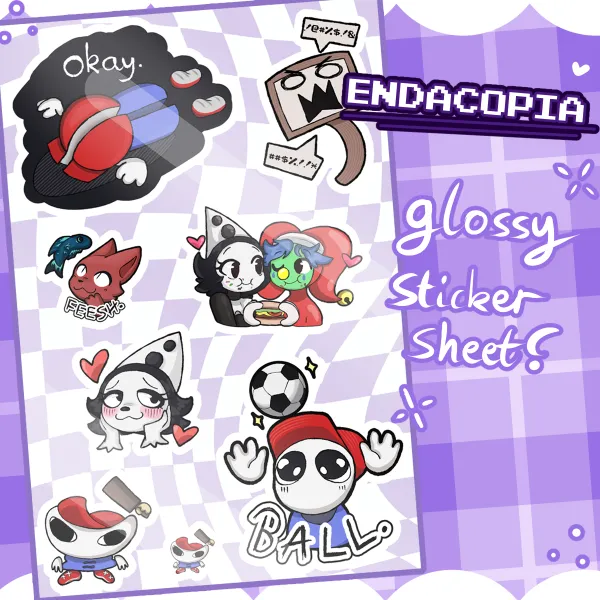 Endacopia - Sticker sheet