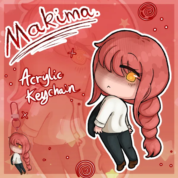 Makima || Chainsaw Man Keychain