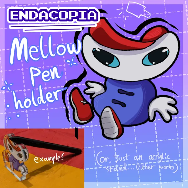 Mellow Acrylic stand / Pen holder || Endacopia