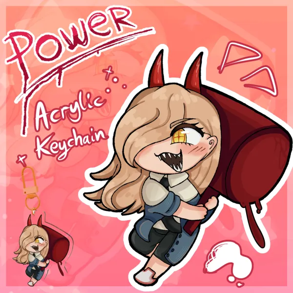Power || Chainsaw Man Keychain