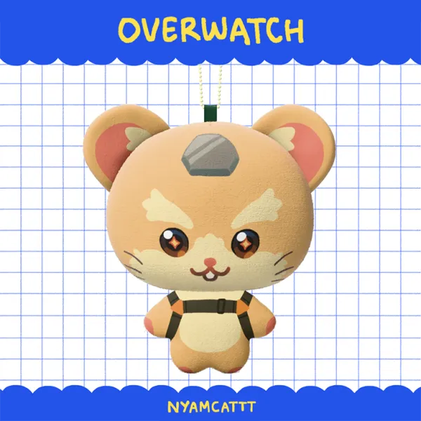 Wrecking Ball Mochi Doll Plush Keychain