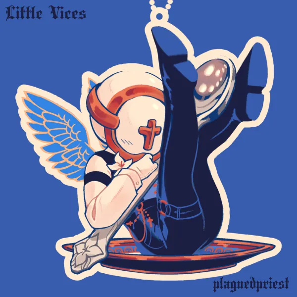 "Butler" Gabriel (Ultrakill) Acrylic Keychain