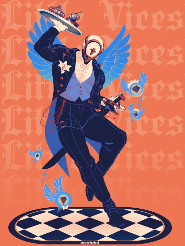 "Butler" Gabriel (Ultrakill) Acrylic Standee