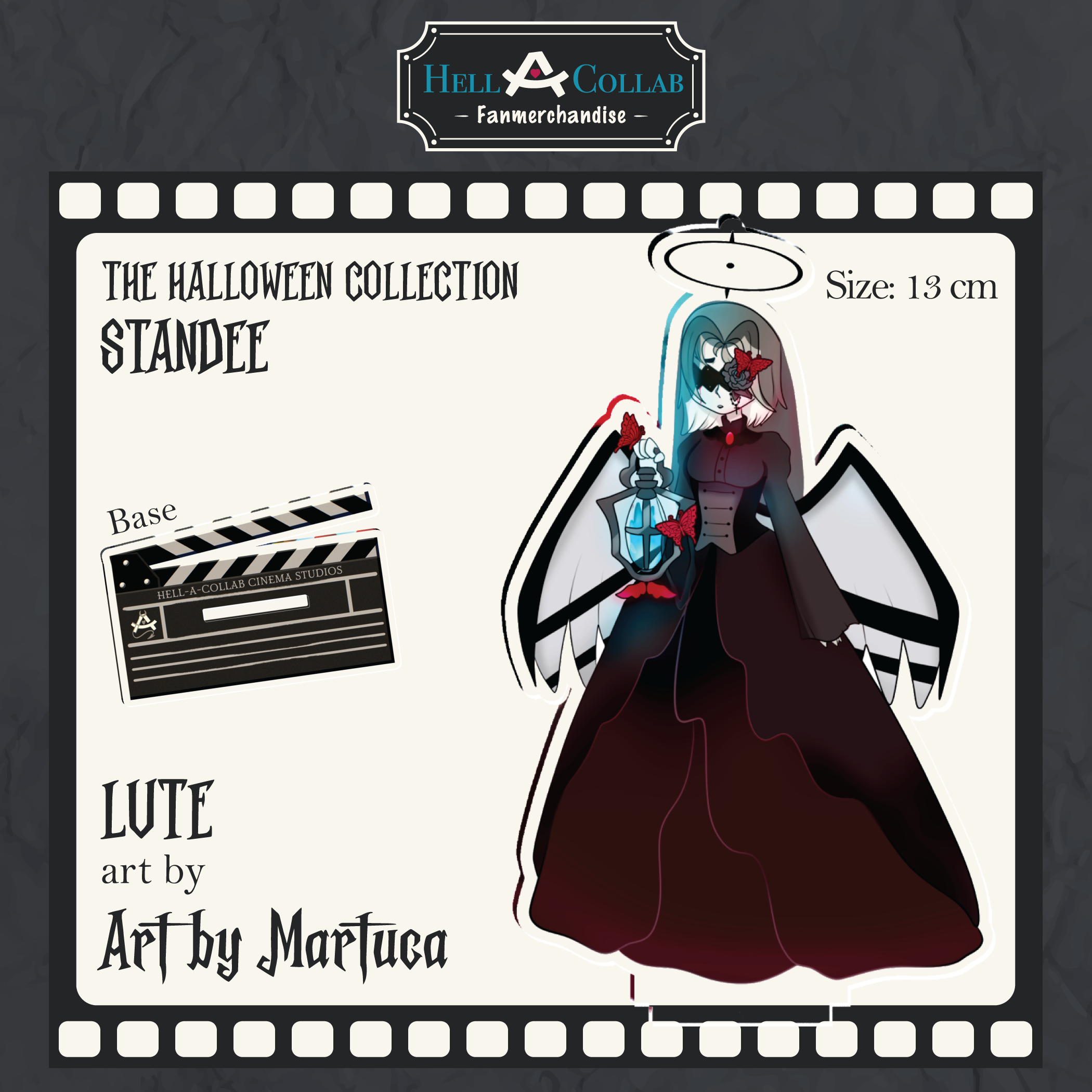 Lute standee || hell-a-collab halloween