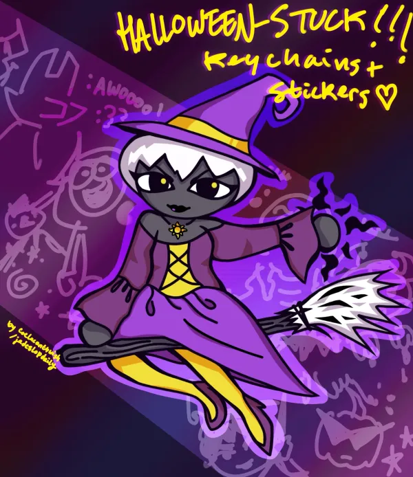 Halloweenstuck! Rose sticker