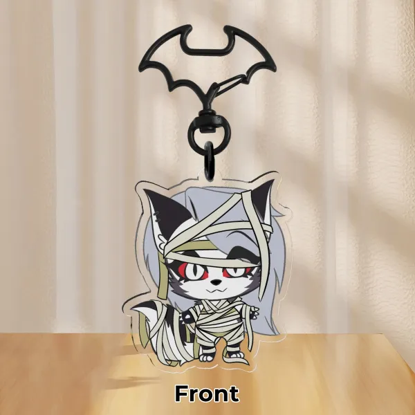 Loona Halloween Helluva Boss Chibi Clear Acrylic Keychain