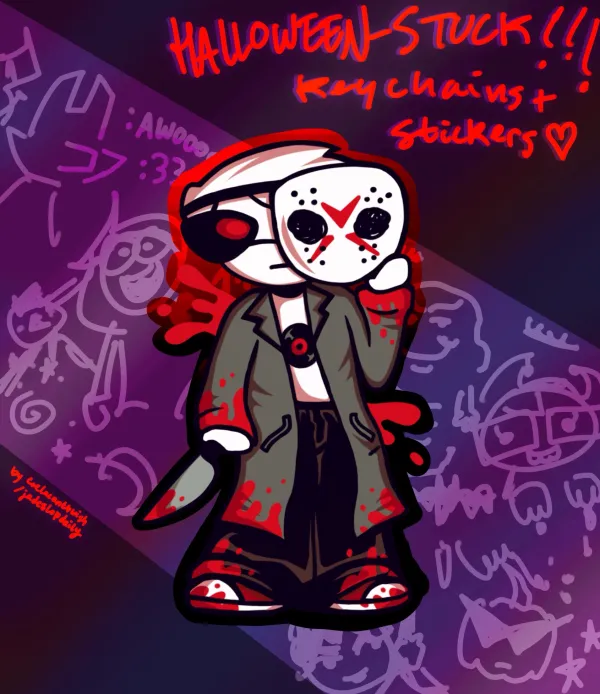 Halloweenstuck! Dave sticker