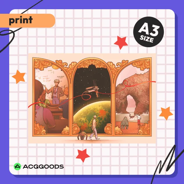 Triptych A3 Print