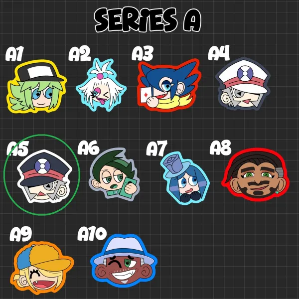 2" Ingo Pokemon Trainer Sticker (Series A)