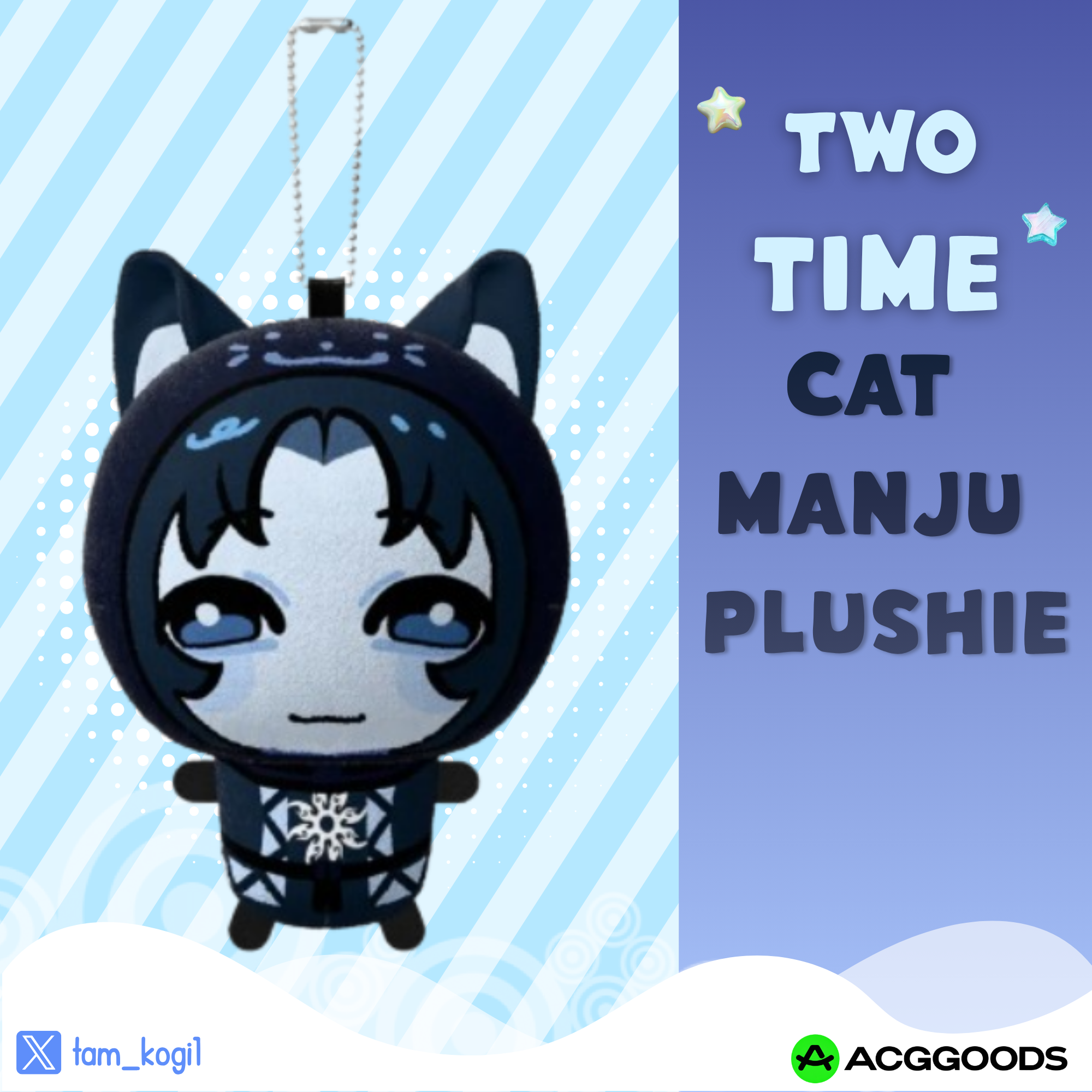 Two time - Manju Doll Plush Keychains