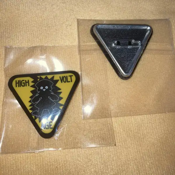 1.7" High Voltage Badge