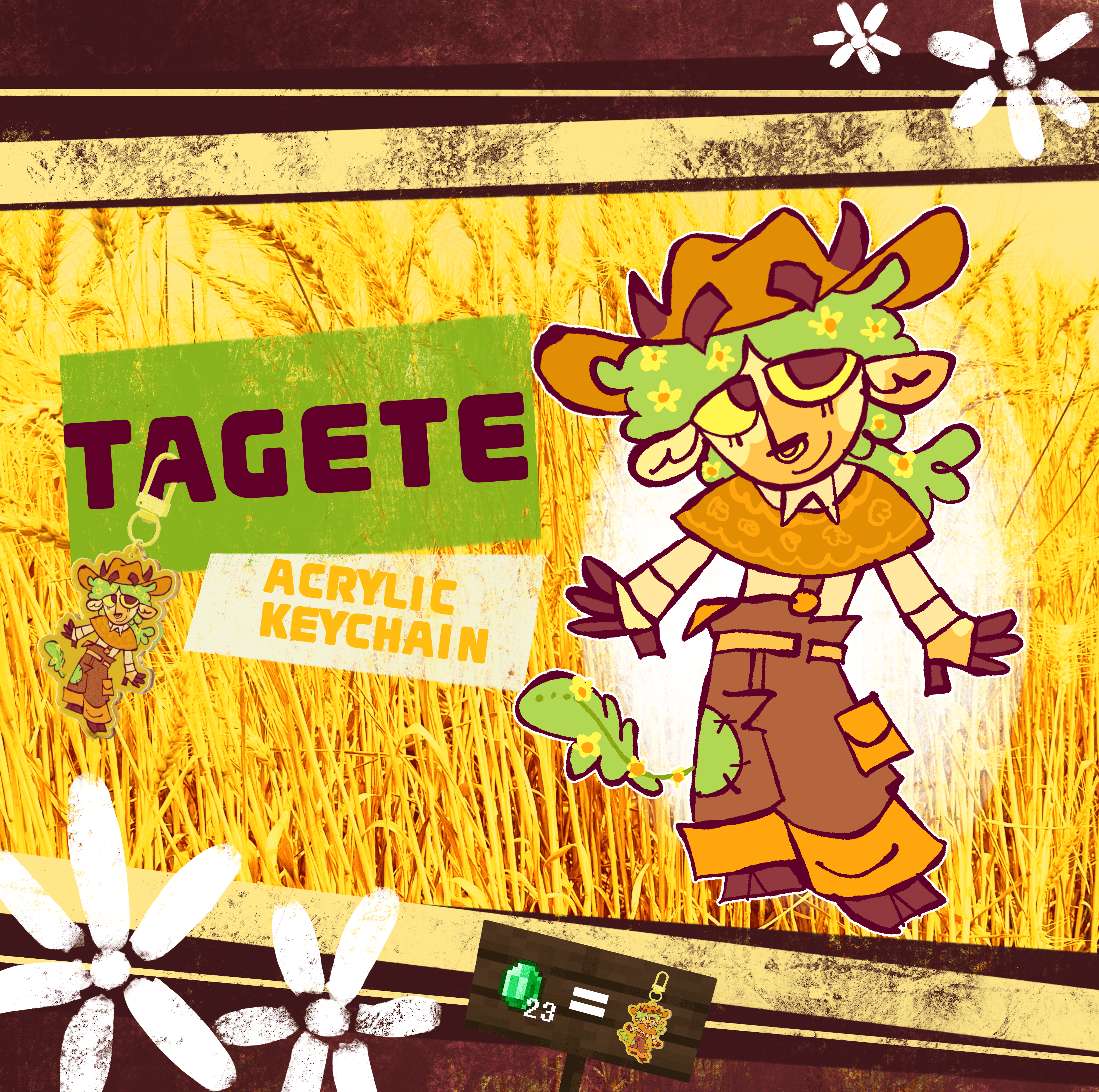 Tagete Keychain